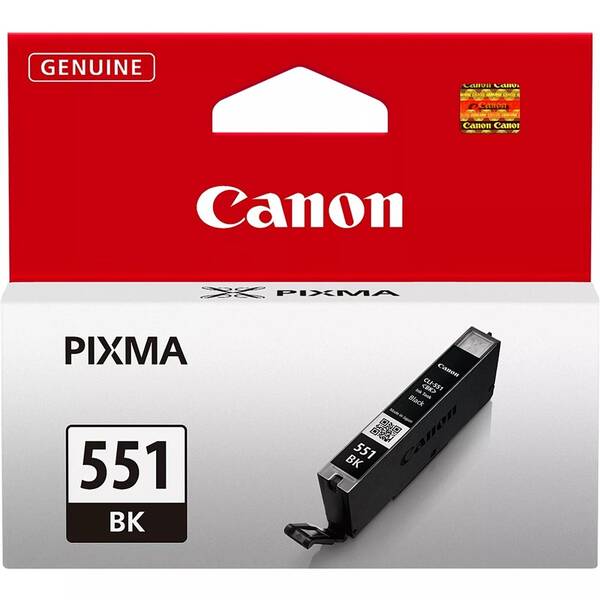 Cartridge Canon CLI-551Bk, 1105 strán čierna

