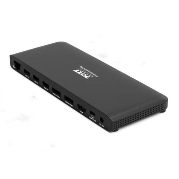 Dokovacia stanica PORT CONNECT USB-C, 2x4K čierna

