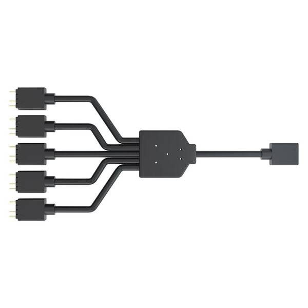 Rozbočovač Cooler Master ARGB 1 to 5 čierny

