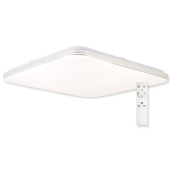 LED stropné svietidlo Top Light Ocean HM RC biele/chróm

