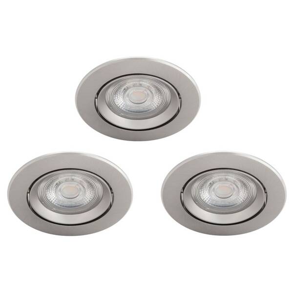 Vstavané svietidlo Philips Sparkle SL261, 5W, 3 ks kovové

