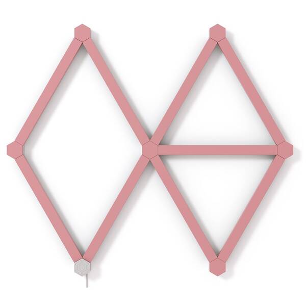 Kryt Nanoleaf Lines Skin, matte pink 9 ks 

