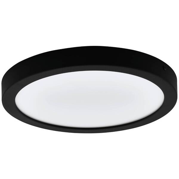 LED stropné svietidlo Eglo Idun 2, okrúhle čierne

