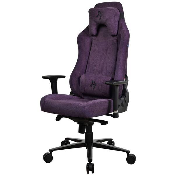 Herná stolička Arozzi VERNAZZA Soft Fabric fialová

