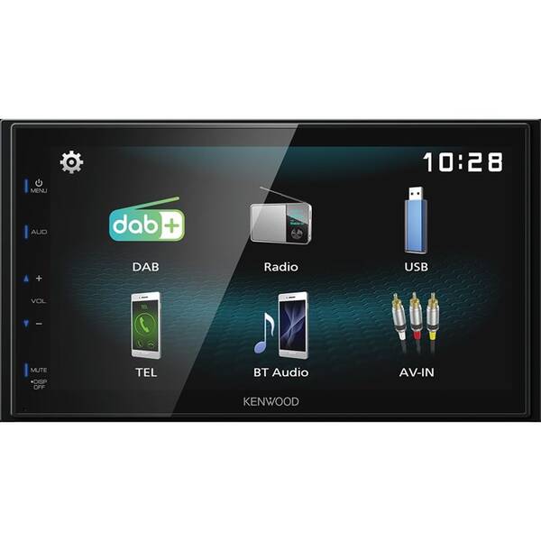 Autorádio s LCD KENWOOD DMX-125DAB čierne

