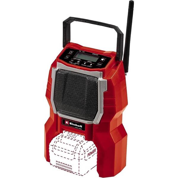 Stavebné rádio Einhell TC-RA 18 Li BT (bez batérie) 3408017 


