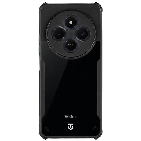 Kryt na mobil Tactical Quantum Stealth na Xiaomi Redmi 14C 4G/Poco C75 čierny/priehľadný

