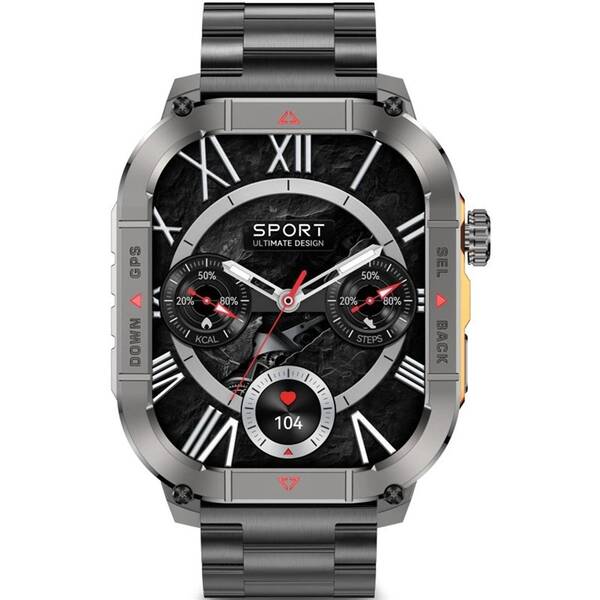 Inteligentné hodinky Aligator Watch Sport GPS čierne

