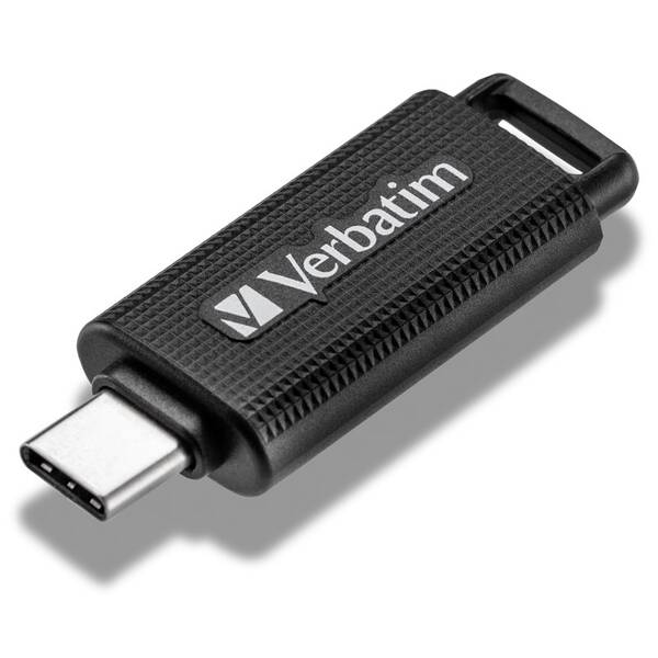 USB flashdisk Verbatim 128 GB USB-C 3.2 čierny

