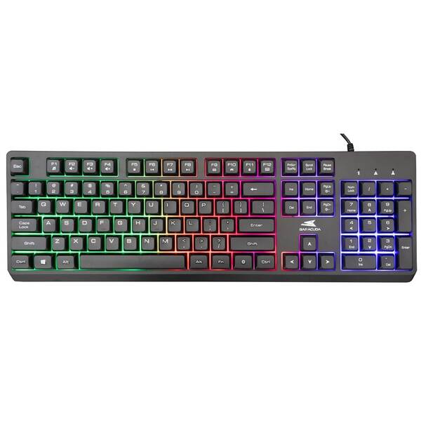 Klávesnica Baracuda STARFISH, US layout čierna

