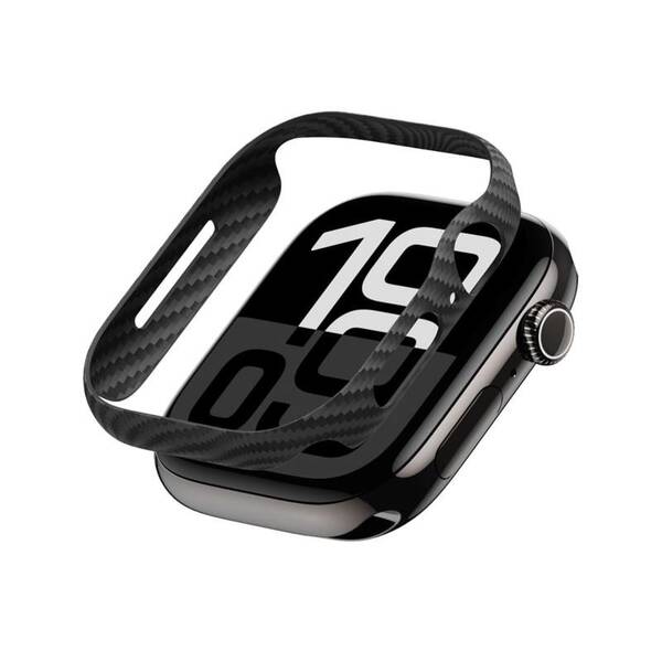Ochranné puzdro Pitaka Air case na Apple Watch 10 46 mm čierne/sivé

