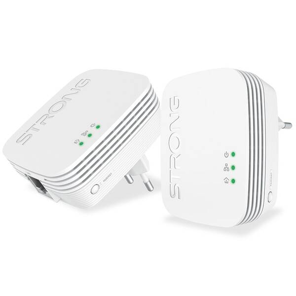 Sieťový rozvod LAN po 230V Strong 1000 DUO MINI, 2 jednotky 


