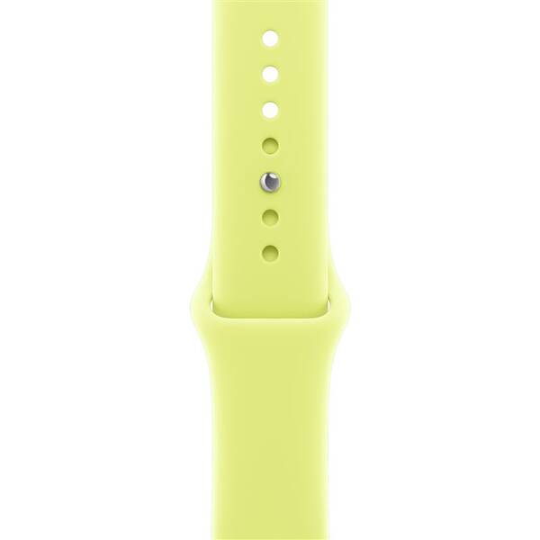 Remienok Apple 42mm neónovo žltý športový – M/L 

