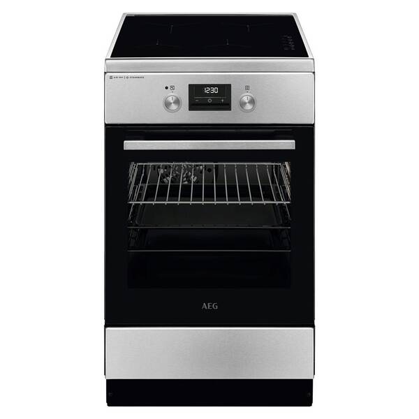 Indukčný sporák AEG CIB56491BM nerez

