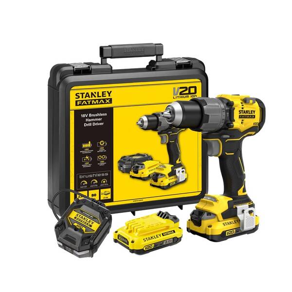 Vŕtací skrutkovač Stanley SFMCD726D2K-QW (s baterií) 

