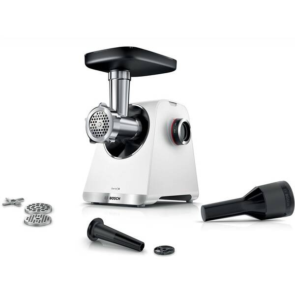 Mlynček na mäso Bosch MFWS609W biely

