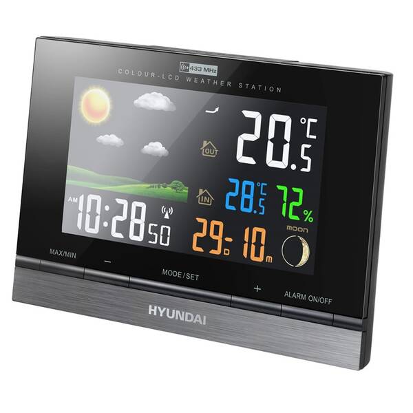 Meteorologická stanica Hyundai WS 2303 čierna

