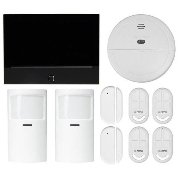 Kompletný set Xtend Home alarmový systém, Wi-Fi, Tuya čierna/biela

