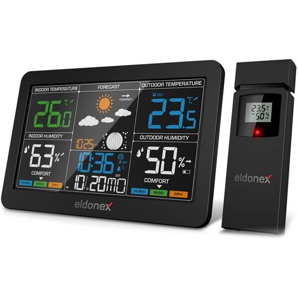 Meteorologická stanica Eldonex EWS-1010 čierna

