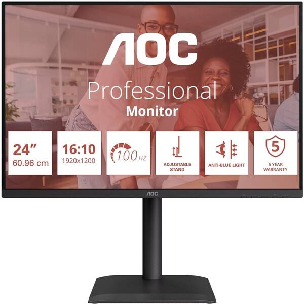 Monitor AOC X24E4U čierny

