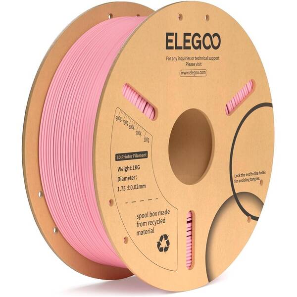 Tlačová struna (filament) Elegoo PLA+ 1,75mm ružový

