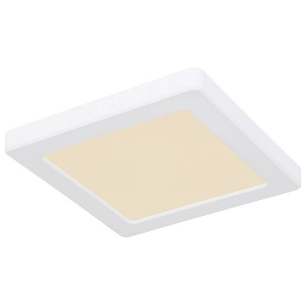 LED stropné svietidlo GLOBO Lasse, štvorec, 17 cm, LED, 12W biele

