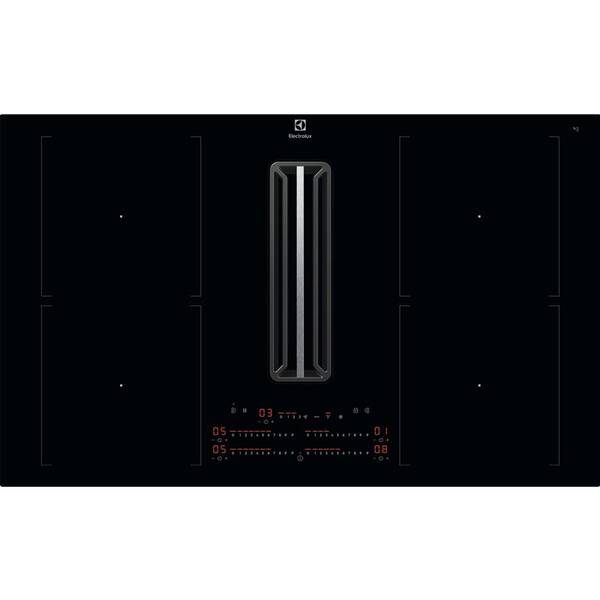 Indukčné varné dosky s odsávaním Electrolux KCC84453CK čierna

