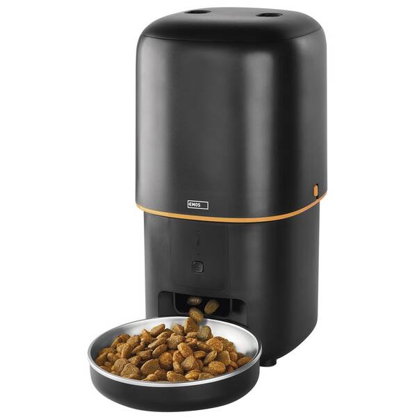 Inteligentný podávač EMOS GoSmart Pet Care, 4 l, Wi-Fi čierne

