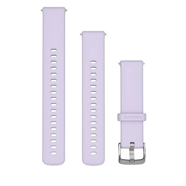 Remienok Garmin Quick Release (18 mm), strieborná pracka fialový

