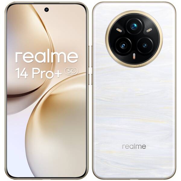Mobilný telefón realme 14 Pro+ 5G 12 GB / 512 GB biely

