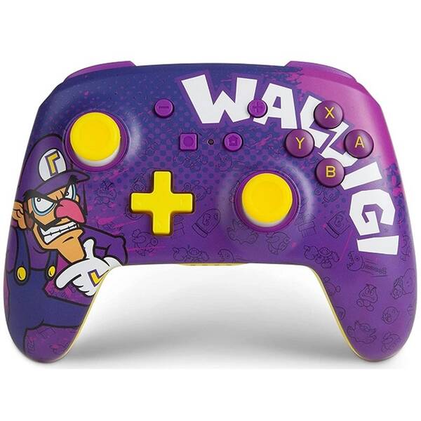 Gamepad PowerA Enhanced Wireless Controller, Nintendo Switch - Waluigi fialový

