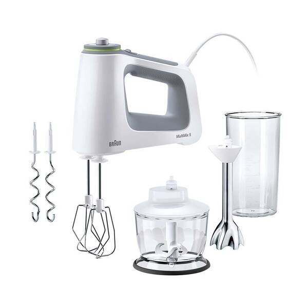 Ručný šľahač Braun HM5137WH sivý/biely

