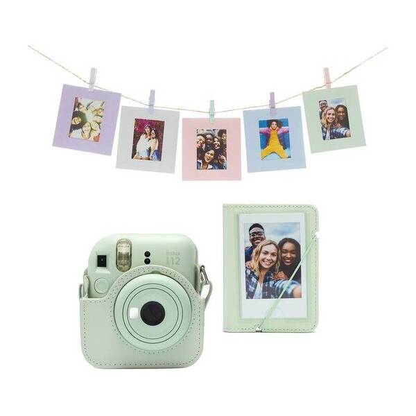 Instantný fotoaparát Fujifilm Instax mini 12 ACC kit zelený

