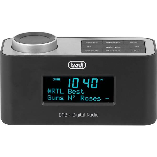 Rádiobudík Trevi RC 80D6 čierny/strieborný

