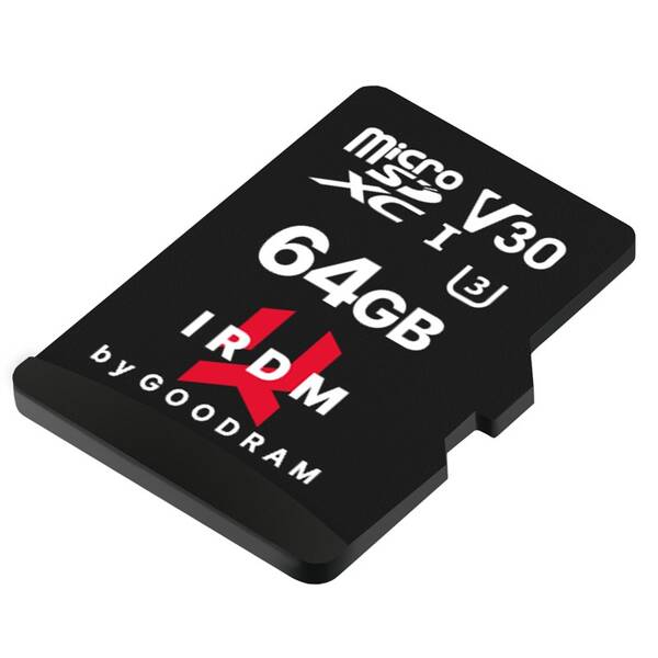 Pamäťová karta Goodram MicroSDXC 64GB UHS I U3 + adaptér 

