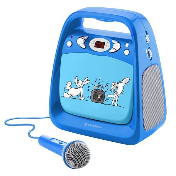 CD prehrávač GoGEN BOB A BOBEK KARAOKE modrý

