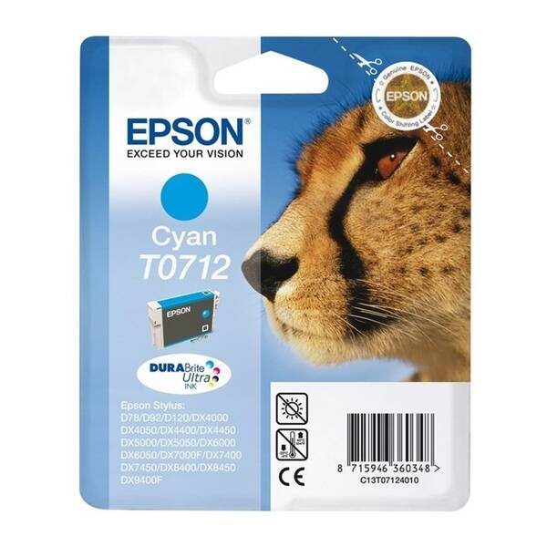 Cartridge Epson T0712, 5,5 ml 

