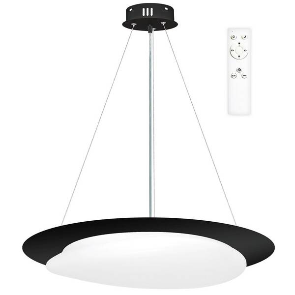 Závesné svietidlo Top Light Stone CZ RC čierne

