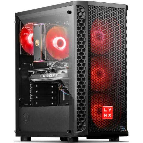 Herný počítač Lynx Challenger Ryzen 5 čierny

