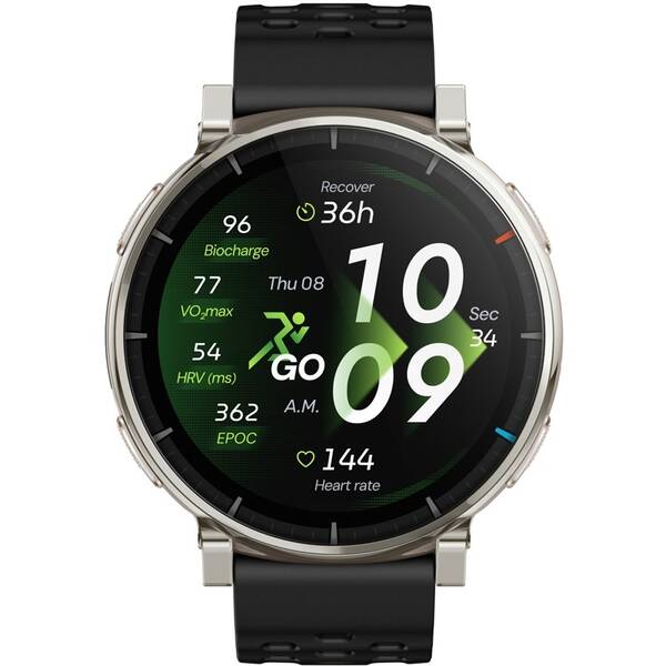 Inteligentné hodinky Amazfit Active 3 Premium čierne/strieborné

