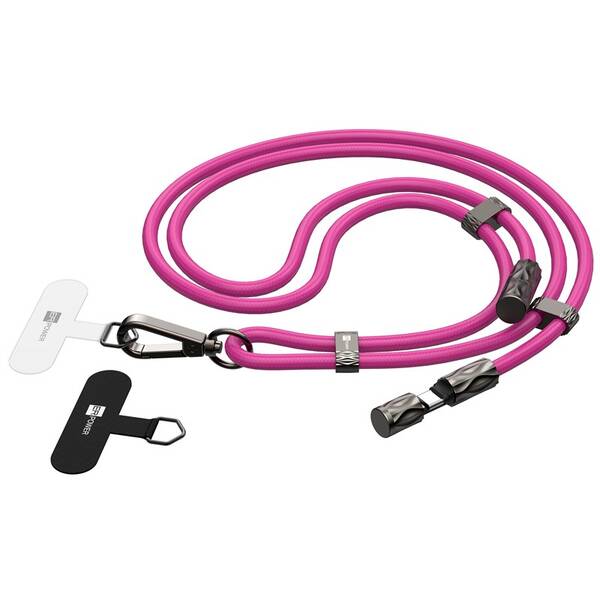 Popruh na krk ERPOWER Snake Lanyard ružový

