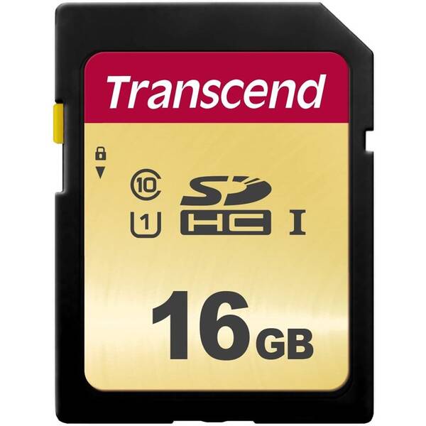 Pamäťová karta Transcend 500S SDHC 16GB UHS-I U1 (Class 10) (95R/60W) 

