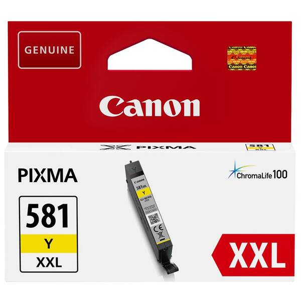 Cartridge Canon CLI-581XXL Y, 824 strán žltá

