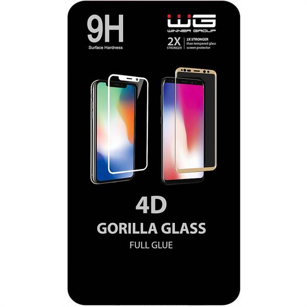 Tvrdené sklo WG 4D Full Glue na Apple iPhone 12 mini čierne

