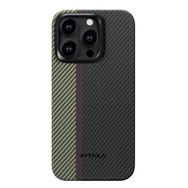 Kryt na mobil Pitaka Fusion Weaving MagEZ 4 600D na Apple iPhone 15 Pro čierny

