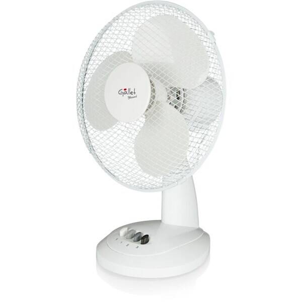 Ventilátor stolový Gallet VEN12 biely

