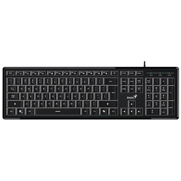 Klávesnica Genius Slimstar 820, Copilot, CZ/SK layout čierna

