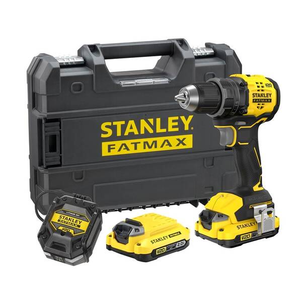 Aku vŕtačka Stanley SFMCD714D2T-QW (s baterií) 

