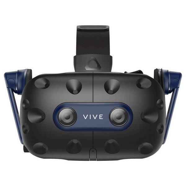 Okuliare pre virtuálnu realitu HTC VIVE PRO 2 (Brýle + 2x ext. snímače pohybu/ 2x ovládač/ Link box/ kabeláž) čierne/modré

