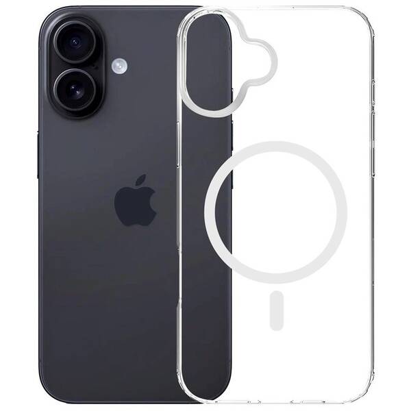 Kryt na mobil 3mk Armor MagCase na Apple iPhone 17 priehľadný

